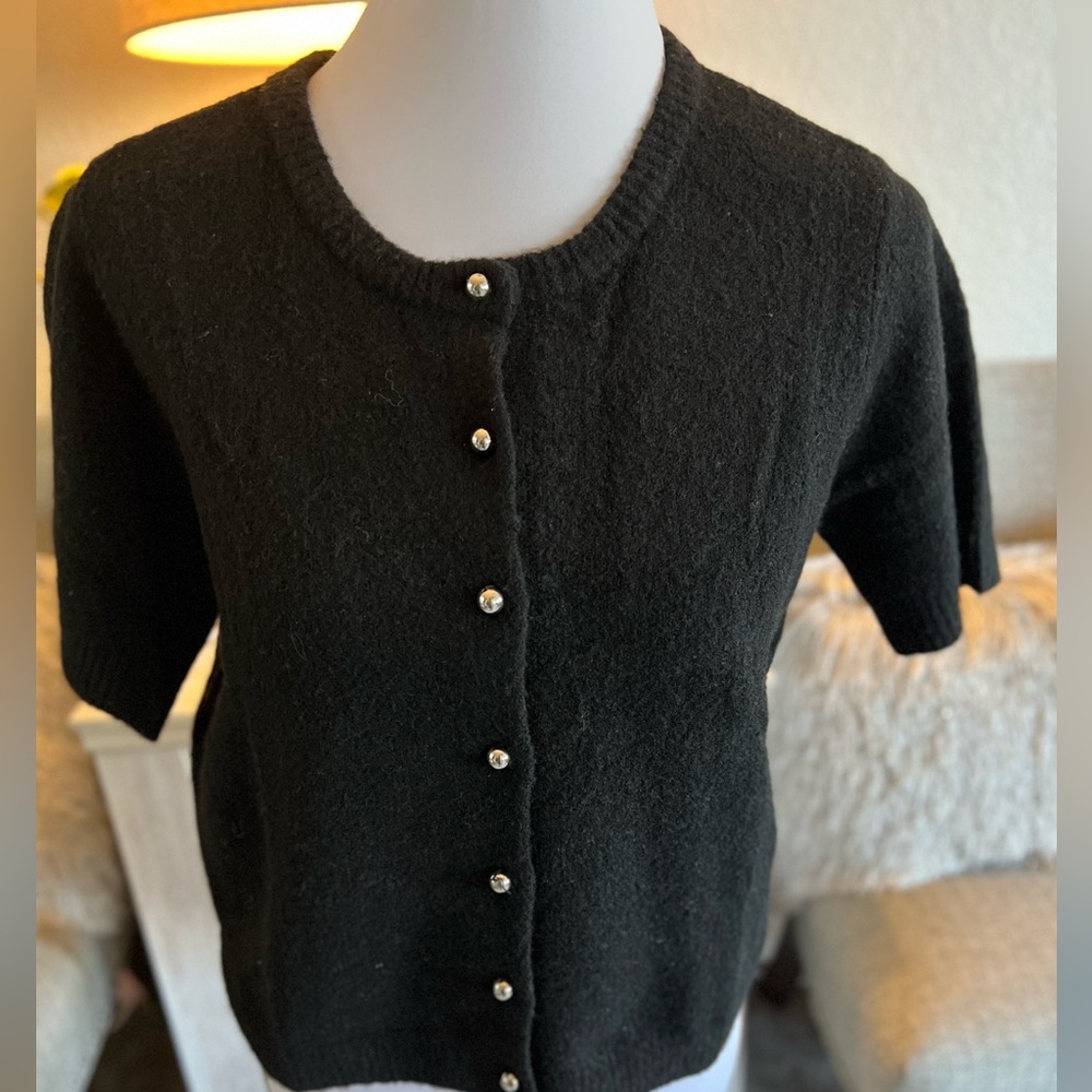 Passion of Essence Black Cardigan Sweater